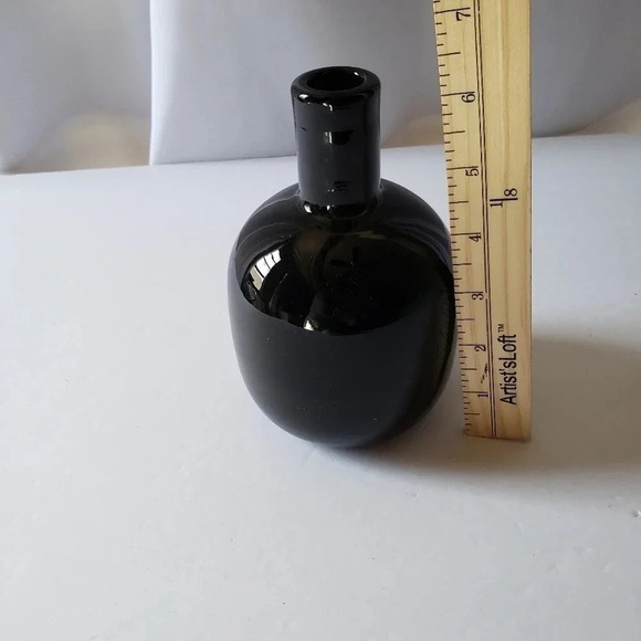 Set of 2 glass vases black - Picture 5 of 5